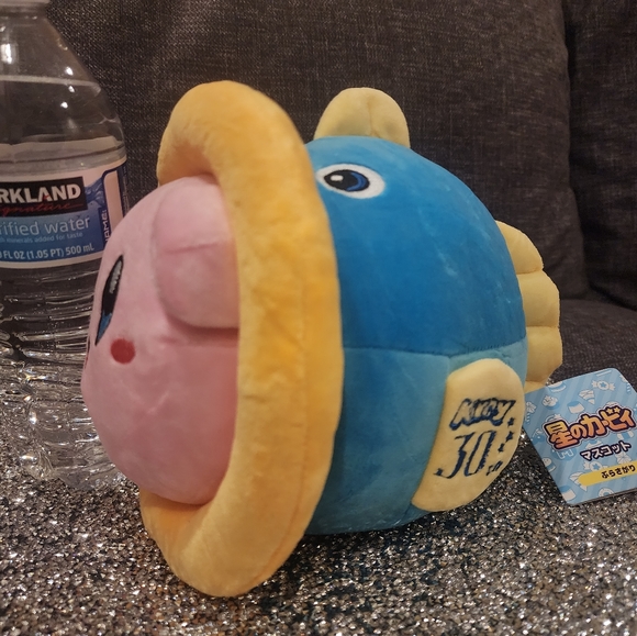 Other - Adorable Funny Kirby getting eaten by a sunfish plush
